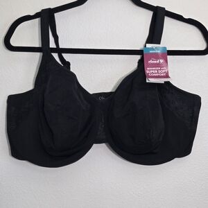 Olga Women's Black Minimizer Bra